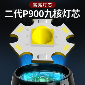 ไฟฉาย LED สำหรับหน่วยรบพิเศษ D23 แบบชาร์จไฟได้ความสว่างสูงแบบพกพาอเนกประสงค์ไฟฉายขนาดเล็กสำหรับการลาดตระเวนกลางแจ้ง - Product Image 3