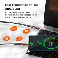 LDNIO LC652C Alliage d'aluminium couleur or personnalisé Original de haute qualité 5A Charge rapide Usb Data Sync PD Type Tipe C Cable