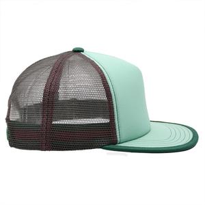 Sombrero de camionero para niños de 5 paneles reciclado al por mayor, gorras de espuma de malla con logotipo personalizado en blanco para niños, sombreros para niños - Product Image 6