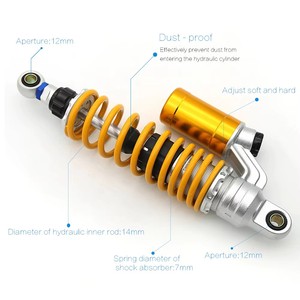 Rear air <strong>Shock</strong> Absorbers 12.5 "320mm for Scooter CX500 GL500 CB400 DIRT Bike Gokart Quad ATV <strong>Moto</strong> - Product Image 2