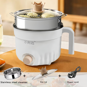 Cuisinière à riz électrique ménagère en gros, marmite à fondue, cuve antiadhésive, verre trempé, multifonctionnelle, utilisation commerciale, marmite de cuisson - Product Image 2