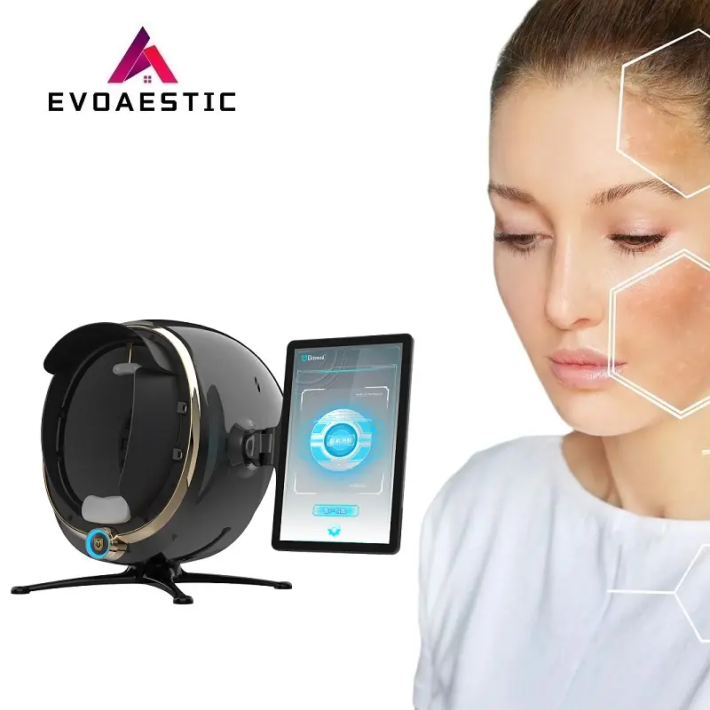 Nouveau scanner de peau portable système d'analyse de peau numérique langdai beauté internationale 7ème génération visia système d'analyse de teint de la peau