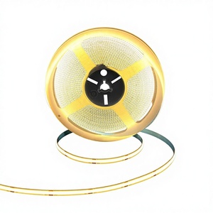 ไฟแถบ LED COB DC 24V 12V 320LEDs/M ความสว่างสูง PCB แบบยืดหยุ่น 8 มม. พร้อมอะแดปเตอร์สำหรับตกแต่งบ้าน ห้องครัว ตู้ - Product Image 1
