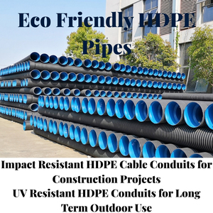 Tubería Corrugada de Doble Pared de HDPE Resistente para Descarga de Aguas Residuales Urbanas - Product Image 3