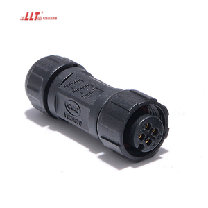 Llt IP67 IP68 không thấm nước dây hàn nối, bảng điều khiển gắn kết nối 4 pin M12 - Product Image 5