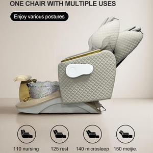 Sillón de Pedicura de Lujo, <span class=keywords><strong>Spa</strong></span> para Pies, Sillón de Masaje para Salón de Belleza y Masaje de Pies Reclinable para Muebles de Salón de Uñas - Product Image 3