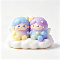 Série de boîtes mystères 12 Constellations, figurines miniatures Kawaii Squishy en PU à montée lente, collection de bureau