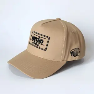 Men Caps And Hats High Quality And Fashionable 5 Panels Baseball Hats Men Caps Custom Embroidery Patch Customize LOGO Camel Color Hats