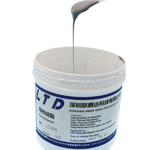 A bajo precio transfiere rápidamente la grasa térmica gris de silicona líquida ampliamente utilizada en lámparas de ordenador po - Product Image 1