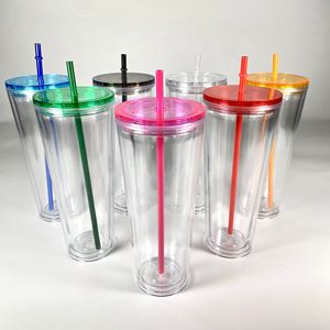 Vaso <span class=keywords><strong>de</strong></span> Plástico <span class=keywords><strong>de</strong></span> Doble Pared con Diseño <span class=keywords><strong>de</strong></span> Globo <span class=keywords><strong>de</strong></span> Nieve, 24 oz, Acrílico Transparente, con Tapa y Pajita - Product Image 5