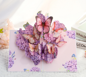 Biglietto di <span class=keywords><strong>auguri</strong></span> 3D Pop-up 3D con fiore personalizzato <span class=keywords><strong>per</strong></span> la festa della mamma - Product Image 6