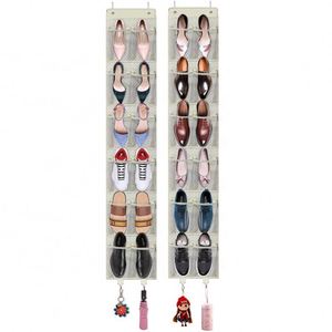 12 Pockets Crystal Clear Pvc Over Door Hanging <b>Shoe</b> Rack Creative <b>Shoes</b> Shelf Slippers Holder Organizer - Product Image 1
