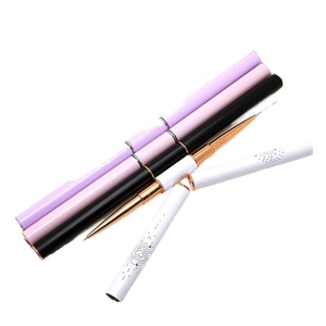 YINDUOFEI Stylo à double tête professionnel pour ongles, en nylon acrylique, avec manche métallique, pinceau liner pour usage esthétique - Product Image 2