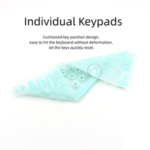 Personnalisé en usine pour <span class=keywords><strong>Mac</strong></span> Film de <span class=keywords><strong>clavier</strong></span> d'ordinateur portable Filles à la mode Nail Office Surélevé <span class=keywords><strong>Clavier</strong></span> en forme de coeur Film de <span class=keywords><strong>protection</strong></span> contre la poussière - Product Image 3