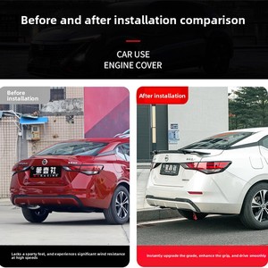 Aileron arrière sport MC modifié pour Sylphy 14e génération (modèles 2016-2024), installation sans perçage, fixation facile - Product Image 4
