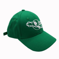 Gorras de Béisbol Bordadas Personalizadas de Alta Calidad con el Logotipo de The Links Incorporated, Letras Griegas Verdes Bordadas, Gorra de Hermandad