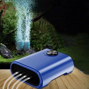 Bomba de aire de oxígeno para acuario silencioso con accesorios para tanques de peces, oxigenador, compresor de aire para acuario, aireador 220-240V - Product Image 1