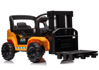 Chariot élévateur électrique pour enfants sous licence JBC, alimenté par batterie 12V, jouet de construction électrique pour les enfants de 3 à 8 ans