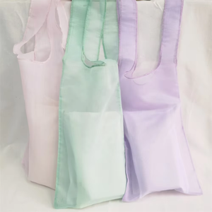 Fashion Durable Lace Organza Sheer Shopping Bags Organza Shopping Tote Eco Bag - Product Image 6