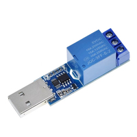 Contrôle de Port série USB LCUS-1 Module de relais 1 canal 5V 10A CH340 Protection contre les surintensités commutateur de commande d'ordinateur maison intelligente