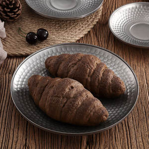 จานทรงค้อนประดับเพชรถาดขนมหวานผลไม้สุดสร้างสรรค์สไตล์ญี่ปุ่นย้อนยุคสำหรับตั้งแคมป์กลางแจ้ง304 - Product Image 4