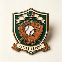 Épingles de revers en métal émaillé personnalisées pour équipes de baseball, badges promotionnels pour clubs sportifs, épingles de collection pour casquettes d'équipes de baseball