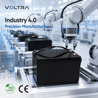 Batterie LiFePO4 VOLTRA 12,8V 100Ah 1280Wh avec boîtier ABS, sangle, système de stockage solaire portable pour maison hors réseau, garantie 5 ans