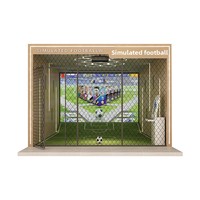 Équipement de jeu de football numérique interactif intelligent à projection pour enfants, simulateur de football d'intérieur