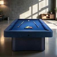 Table de billard de luxe sur mesure en gros, 8ft 9ft, design exclusif, bois massif, ardoise, logo OEM, couleur personnalisable, directement de l'usine