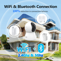 TUYA sistem Alarm koneksi BLE + WIFI 2.4G/ 5G dengan dukungan kamera, Sensor pintu untuk keamanan rumah
