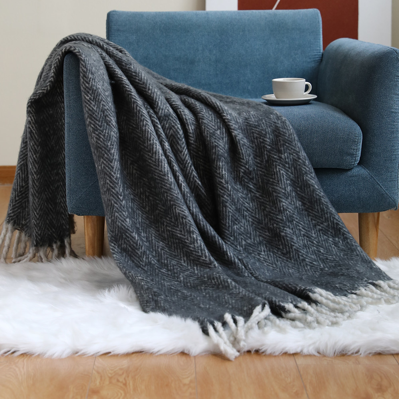 New Arrival Custom Soft Tassel Blanket