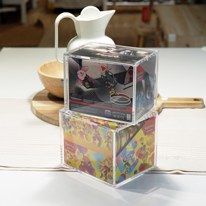 UV Protection Mini Tin 8 Pack Pokmoned Booster Box Acrylic <b>Display</b> <b>Case</b> TCG Protector Box - Product Image 2