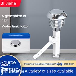 توريد الشركات المصنعة صمام دفع مزدوج الزر للمرحاض زر صمام تصريف غطاء خزان المياه المستدير - Product Image 4