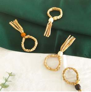 Servilletero de boda para banquetes artesanales tejidos a mano, servilletero tejido - Product Image 4