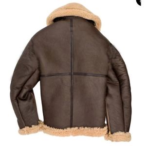 2026 HotsaleFaux <strong>FurFur</strong> Leather Jacket Men Faux Fur Jacket for Men - Product Image 5