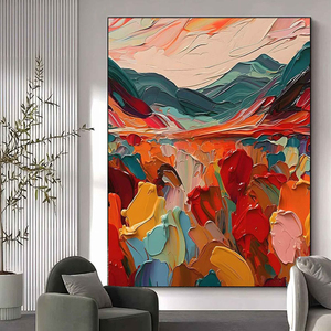 Dipinto Decorativo Astratto Personalizzato, Arte Murale Dipinta a Mano per <span class=keywords><strong>Soggiorno</strong></span> e Camera da Letto, Pittura a Olio - Product Image 2