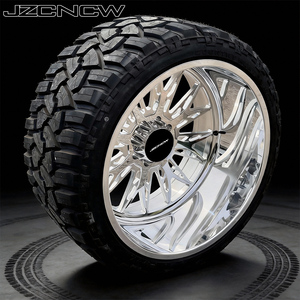 JZCNCW Jantes forgées en alliage d'aluminium sur mesure 24x10 24x12 26x16J 28X16J pour F-150 F450 1500 Silverdo 2500 Voitures particulières 3 ans - Product Image 2