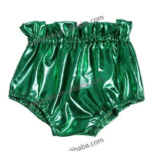 Pantaloncini in Tessuto Lucido Multicolore per Bambine, Personalizzabili, per Neonati - Product Image 3