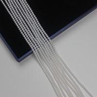 Perles d'imitation blanches australiennes, perles en verre en vrac, brins de perles de 4 mm pour la fabrication de bijoux, collier, bracelet, bricolage, vente en gros
