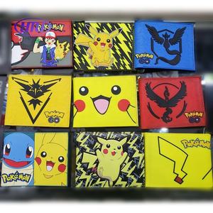 Pokemoned Gengar Snorlax Silicone Court Portefeuille Poche Monstre Porte-Cartes PU Cuir Bifold - Product Image 2