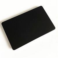 Cartes vierges imprimables en PVC, étanches, mini-tags NFC RFID 13,56 MHz, programmables, noir et blanc mat, pour contrôle d'accès