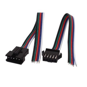 JST 2 3 4 5 6 دبوس SM ذكر وأنثى لون واحد RGB RGBW RGBCCT سلك سلك خنزير الذيل المكونات - Product Image 1