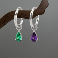 Gaby ASTM F136 Anneau de nez, clicker de septum, clicker articulé pour l'oreille en titane G23, clou de nez, bijoux de corps sexy avec breloque