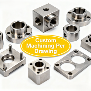 Mecanizado CNC de Alta Precisión de 5 Ejes, Fresado de Metal, Acero Inoxidable, Latón, Aluminio, Titanio, Torneado CNC, Piezas Mecánicas - Product Image 3