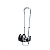 Chariot à gaz industriel - Chariot pliable en acier inoxydable pour oxygène, azote, acétylène