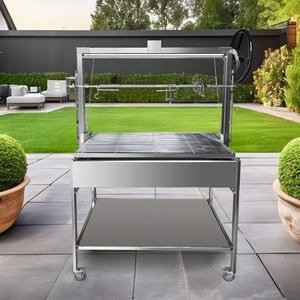 レストランステンレス鋼屋外チャコールバーベキューラムハグロティサリーパリラサンタマリアアルゼンチングリルスピット - Product Image 4