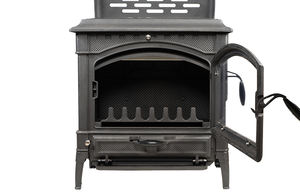 Estufa de Leña de Hierro Fundido Apta para Cocinar. Chimenea Interior de Diseño Moderno. Directo de Fábrica - Product Image 6