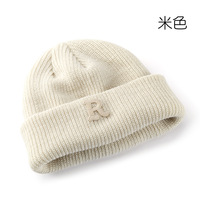 Bonnet unisexe tricoté Y2K nouvelle mode hiver, couleur unie, logo personnalisé, coton de haute qualité, imprimé camouflage, côtelé, style professionnel