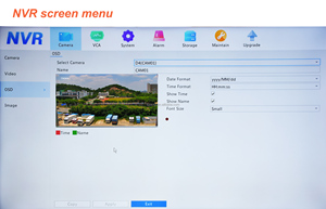 เครื่องบันทึกวิดีโอเครือข่าย8CH MP, 4K NVR พร้อมพอร์ต POE ในตัว, การเข้าถึงระยะไกลของแอป Tuya, H.265 +, รองรับ <span class=keywords><strong>ONVIF</strong></span> - Product Image 5
