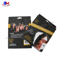 Boîte à Bonnets Personnalisée avec Logo Privé, Boîte en Satin pour Tresses, Boîte d'Emballage en Soie pour Durags, Boîte en Carton Pliable avec Fenêtre pour Présentation